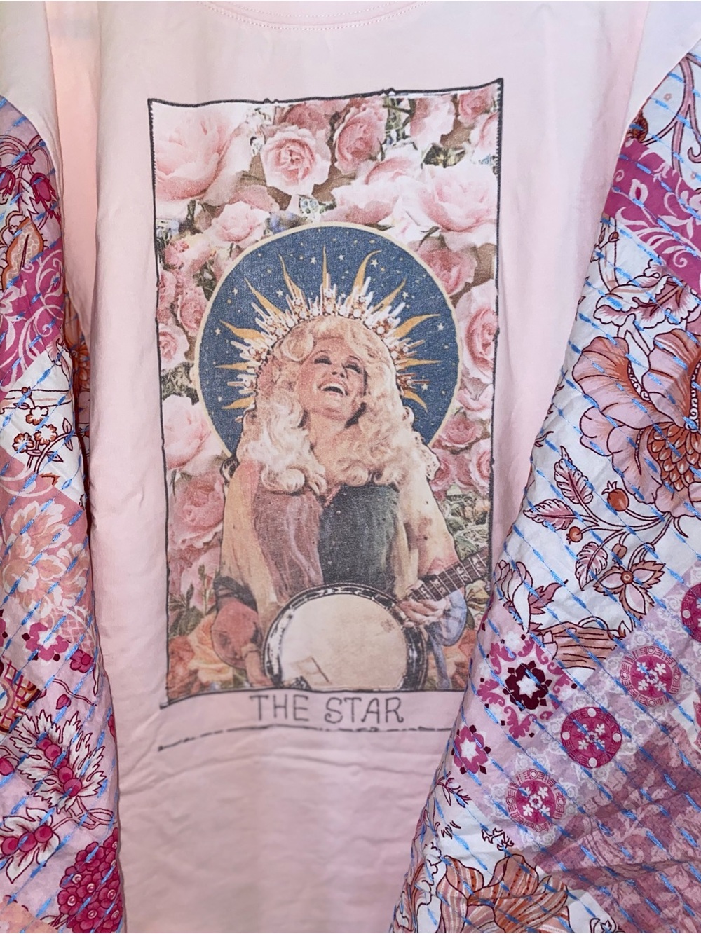 DOLLY “The Star” NWT Kantha Sleeved Oversized Poncho/Tunic- Incredible details! - Picture 3 of 13
